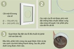 Quạt thông gió gắn kính ERA - HPS  - Hàng Nga nhập khẩu chính hãng