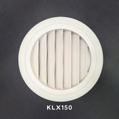 Miệng gió nhựa tròn kiểu lá xếp KLX