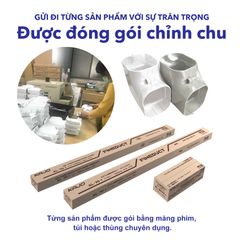 Trunking Nhựa Fineduct Co 90 Độ Trong Góc Tường Màu Ngà CA - 70/80/100/120/140 (Co đứng) [Hộp che ống đồng máy lạnh]