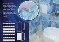 Cửa thăm hộp kỹ thuật nhựa ABS nhấn mở EVECS - LN - Hàng nhập khẩu chính hãng