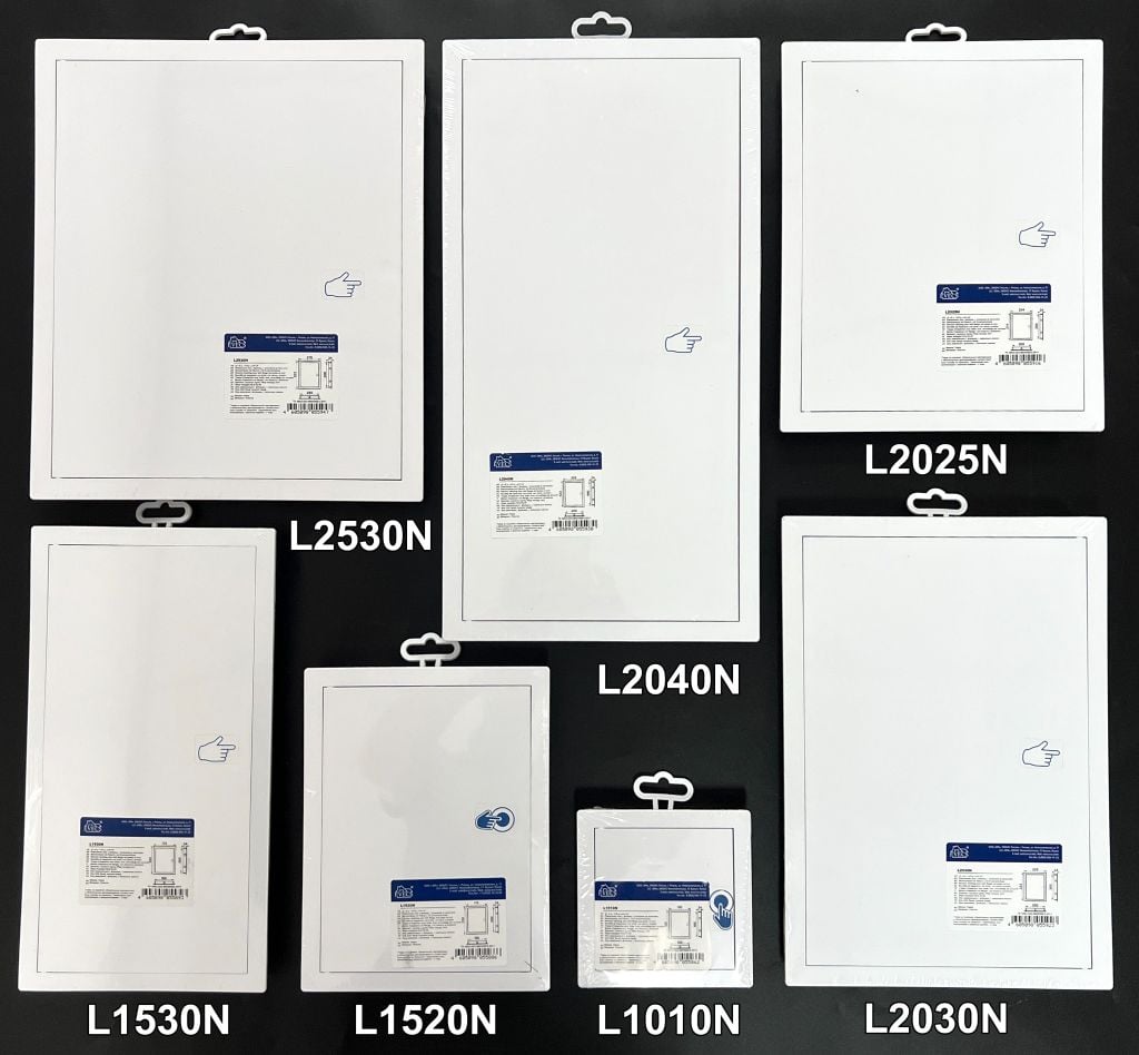 Cửa thăm hộp kỹ thuật nhựa ABS nhấn mở EVECS - LN - Hàng nhập khẩu chính hãng