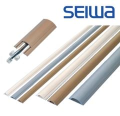 Nẹp bán nguyệt 1 cây - Nẹp nhựa bán nguyệt SEIWA Nhật Bản - 1m/cây