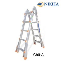 Thang nhôm gấp trượt đa năng chữ A NIKITA - AM03/ AM04/ AM05 - 1 cái/ thùng