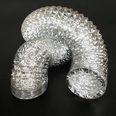 Ống gió mềm nhôm Hàn Quốc DAEHAN không bảo ôn 2 lớp - D-500A - 3m/10m/Ống