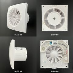 Quạt hướng trục cho phòng tắm, phòng vệ sinh BLAUBERG - SILEO - Hàng n