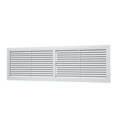 Miệng gió louver nhựa chữ nhật gắn tường ERA - 4513RP (Đơn)