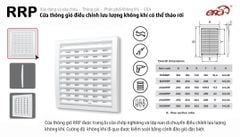 Cửa gió vuông NHỰA ABS đ/c lưu lượng ERA - RRP - Hàng Nga nhập khẩu chính hãng