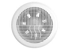 Quạt thông gió tròn cho phòng tắm, phòng vệ sinh (cổ lưới) AURAMAX