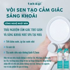 Vòi sen mang lại cảm giác sảng khoái TAKAGI - WT - Hàng chính hãng