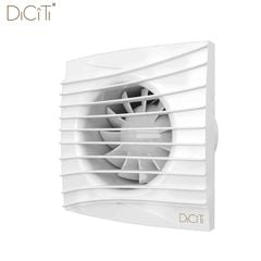 Quạt thông gió cho phòng tắm, phòng vệ sinh DICITI - SILENT 4C + cánh ngăn gió ngược - Hàng Nhập Khẩu
