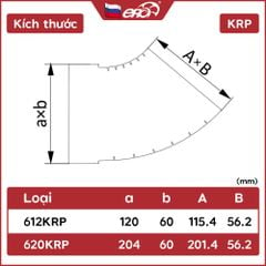 Co 90 độ ngang ống gió nhựa vuông ERA - KGP - Hàng Nga nhập khẩu chính hãng