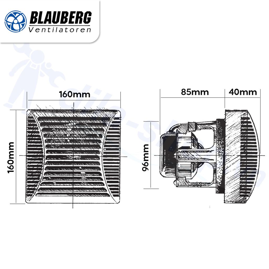 Quạt HT gắn tường, trần - Brise Max