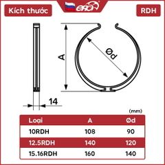 Vòng treo ống NHỰA ERA - RDH - Hàng Nga nhập khẩu chính hãng