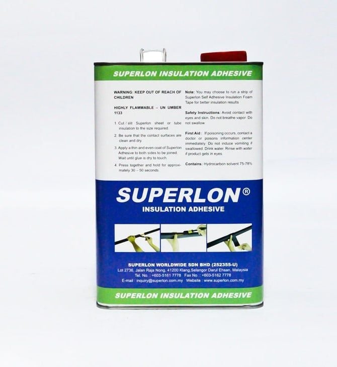 [Liên hệ ngay] Keo dán SUPERLON Malaysia - 1 lít /Hộp - 3.36 lít/Hộp