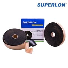 [Liên hệ ngay] Roan (Gioăng)/ Băng dính Cách nhiệt SUPERLON- Bản 3cm/4.8cm x Dày 3mm x 9.14m dài