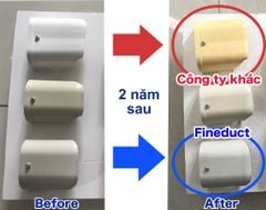 Trunking Nhựa Fineduct Ống Cứng Màu Ngà KL - 70/80/100/120/140 - 1 Cây/2m [Hộp che ống đồng máy lạnh / Air Conditioner Line Set cover]