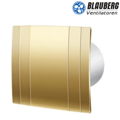 Quạt hướng trục gắn tường, trần BLAUBERG - QUATRO HI-TECH GOLD (có bộ hẹn giờ) - Hàng nhập khẩu chính hãng