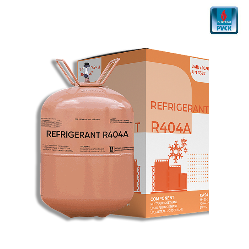 [Liên hệ ngay] Gas lạnh - PVCK - R404A/ R407C/ R600a/ R290/ R507/ R422D/ R22 PLUS