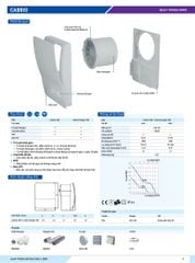 Quạt hướng trục gắn tường, trần  BLAUBERG - CABRIO - Hàng Nhập Khẩu