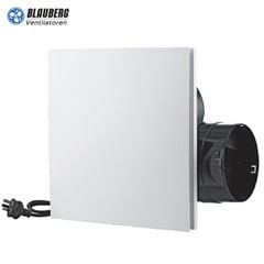 Quạt thông gió gắn trần BLAUBERG - Ultra 250 mặt bích vuông - Hàng Nhập Khẩu