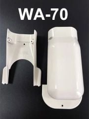Trunking Nhựa Fineduct Chụp Áp Tường Màu Ngà WA70/ WA80/ WB80/ WS80/ WA100/ WA120/ WA140 [Hộp che ống đồng máy lạnh / Air Conditioner Line Set cover]