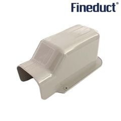 Trunking Nhựa Fineduct Chụp Áp Tường Màu Ngà WA70/ WA80/ WB80/ WS80/ WA100/ WA120/ WA140 [Hộp che ống đồng máy lạnh / Air Conditioner Line Set cover]