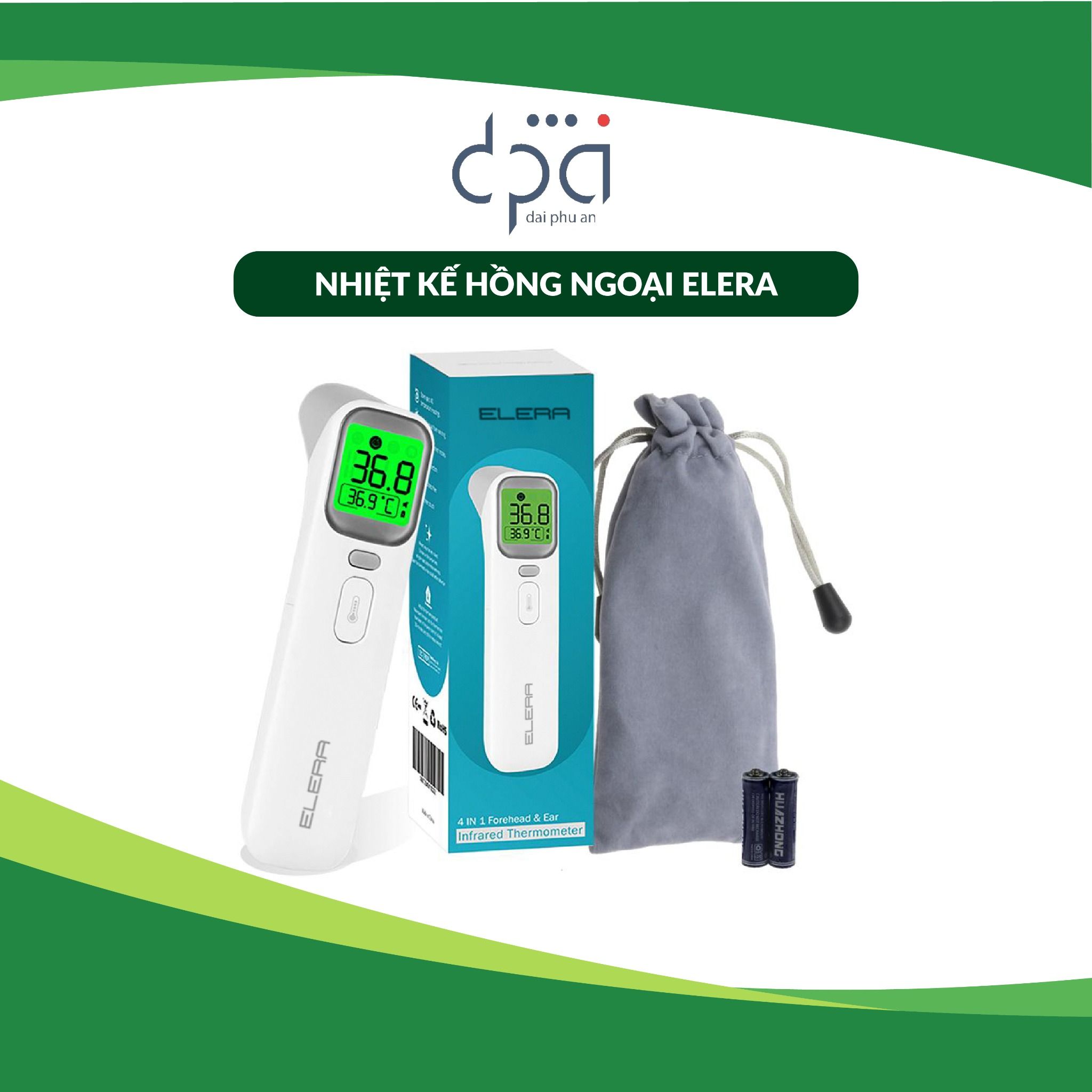  Nhiệt kế hồng ngoại cao cấp ELERA 