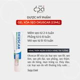  Gel Trị Sẹo Okuscar thương hiệu 25 năm Hy Lạp (Tuýp/15ml) 