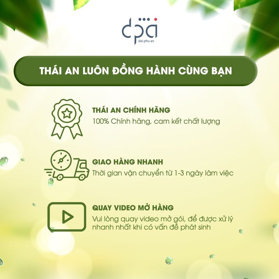  COMBO 5 Dầu Khuynh Diệp Thái An Cho Bé - Mùi Phấn Thơm Tự Nhiên, Dung Tích 25ML 
