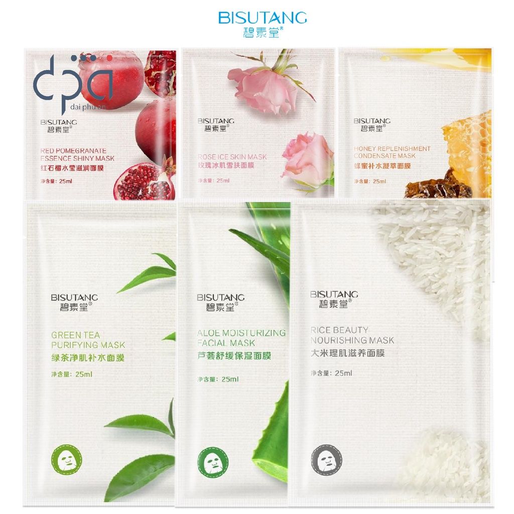  Mặt Nạ Bisutang Hương Vị Tự Nhiên (25ml/gói) 
