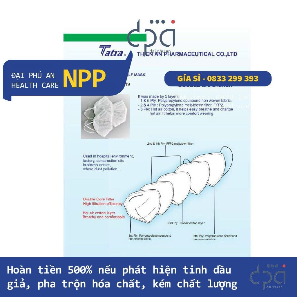  Khẩu Trang Y Tế Double Safe N95 (Cái) 