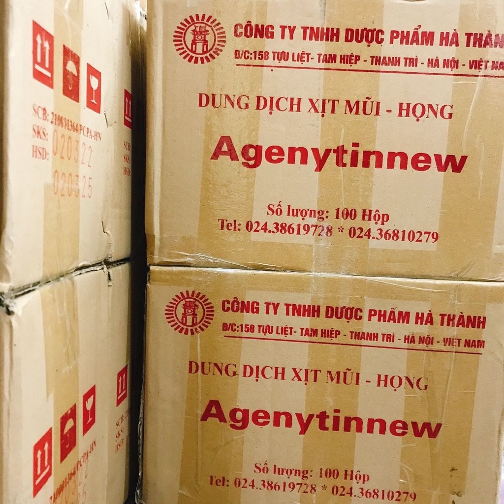  Chai Xịt Mũi Họng Xuyên Tâm Liên Agenytin New (15ml) 