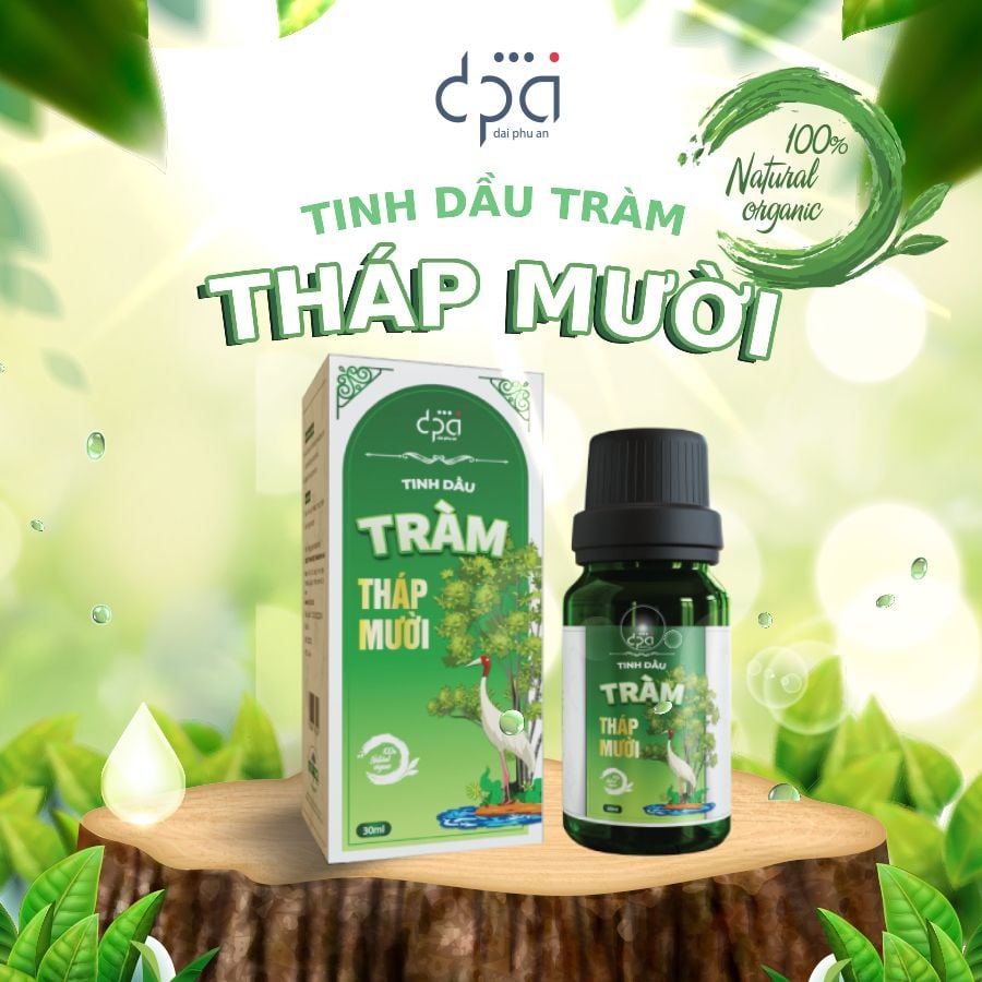  Tinh dầu Tràm Tháp Mười - Dung Tích Chai 30ML 