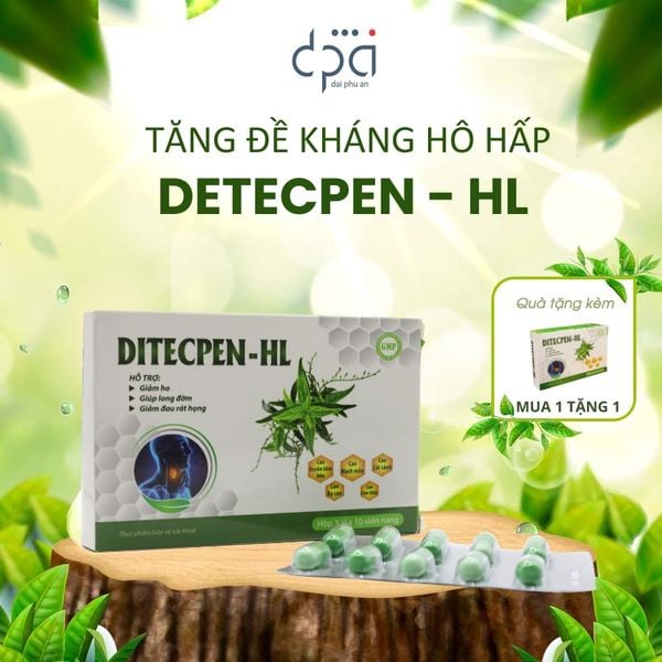  Thực phẩm hỗ trợ sức khỏe tăng cường hô hấp DITECPEN - HL (H/30V) 