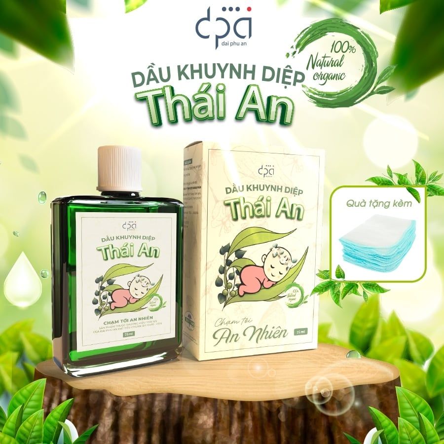 COMBO Dầu Khuynh Diệp Thái An (C/25ml) và Dầu mù u Thái An (C/10ml) 