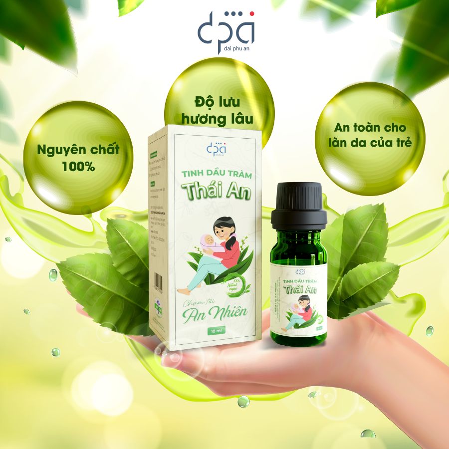  COMBO Tinh Dầu Tràm Thái An (10ml) và Dầu Mù U Thái An (10ml) 