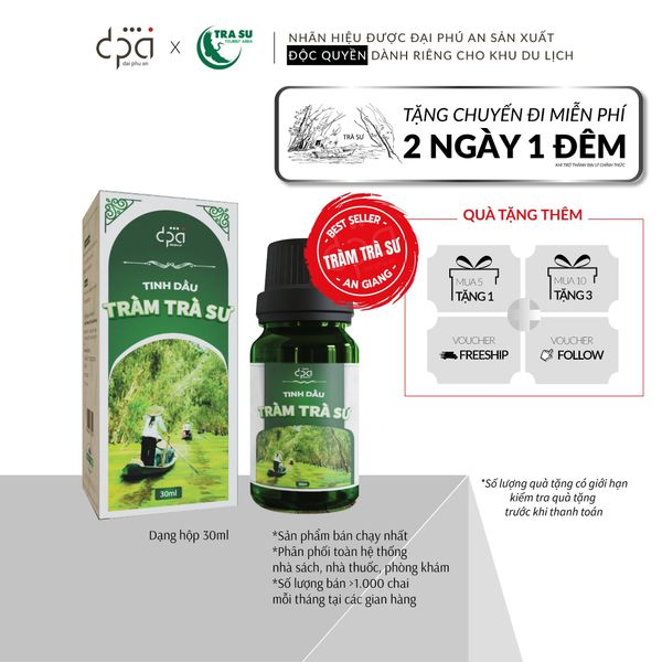  Tinh Dầu Tràm Trà Sư Kì Hoa Dị Thảo - Dung Tích Chai 30ML 