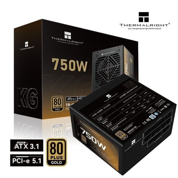 NGUỒN PSU THERMALRIGHT KG 750W | BLACK - WHITE