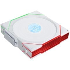 Fan Case LIAN LI UNI FAN TL WIRELESS LCD 120 REVERSE | TRIPPLE PACK - WHITE (BỘ 3 CÁI KÈM HUB USB - CÁNH NGƯỢC)