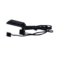 Fan Case LIAN LI UNI FAN SL WIRELESS LCD 120 REVERSE | TRIPPLE PACK - BLACK (BỘ 3 CÁI KÈM HUB USB - CÁNH NGƯỢC)