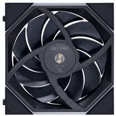 Bộ 3 Quạt LIAN LI UNI FAN TL 120 RGB - TRIPPLE PACK - BLACK (CÁNH THUẬN/MÀU ĐEN/KÈM HUB)