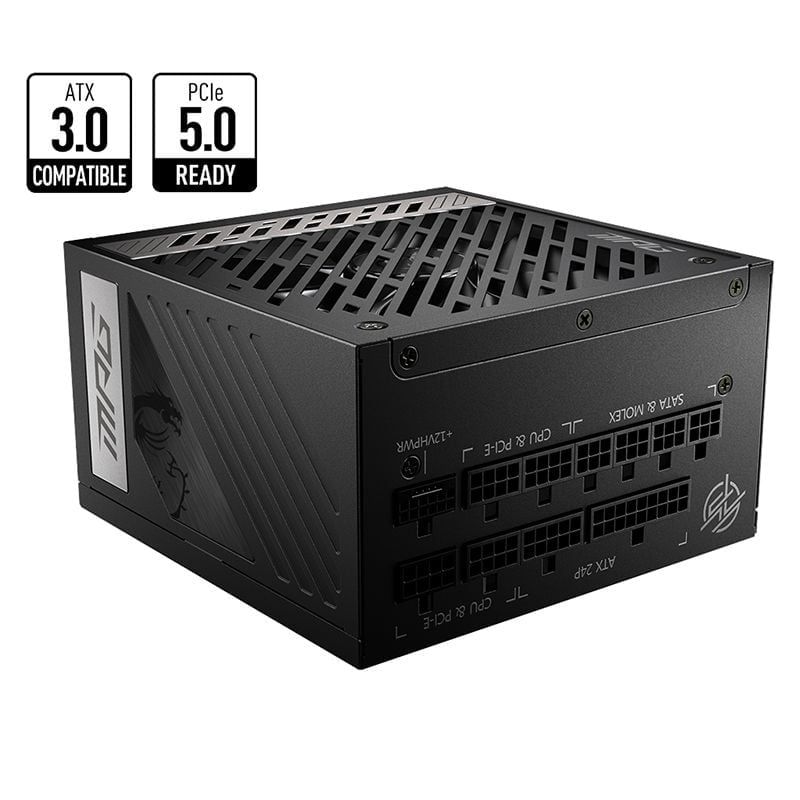 Nguồn máy tính MSI MAG A850GL PCIE5 850W 80 Plus Gold MAG-A850GL-PCIE5