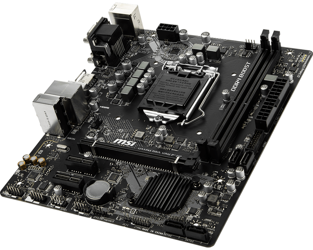 Bo mạch chủ Mainboard MSI H310M PRO-VDH PLUS (Intel H310, Socket 1151, m-ATX, 2 khe RAM DDR4)