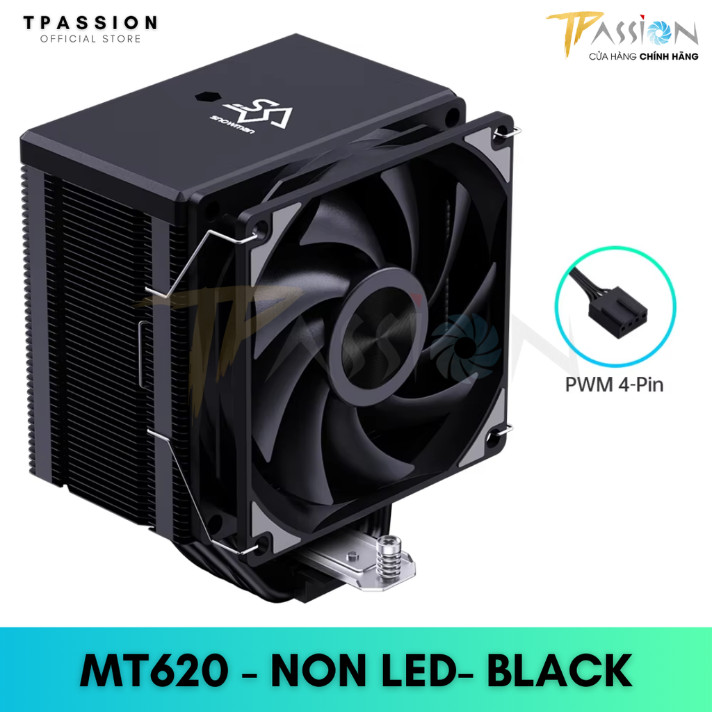 Tản nhiệt khí CPU SNOWMAN MT620 | BLACK / WHITE