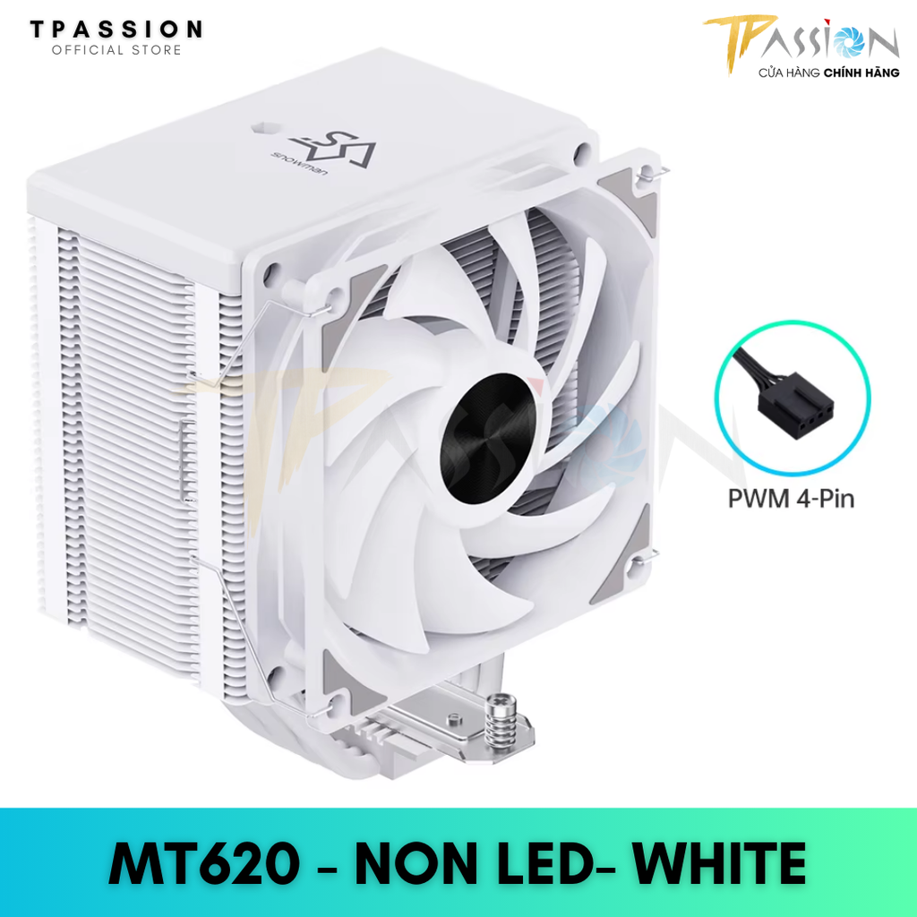 Tản nhiệt khí CPU SNOWMAN MT620 | BLACK / WHITE