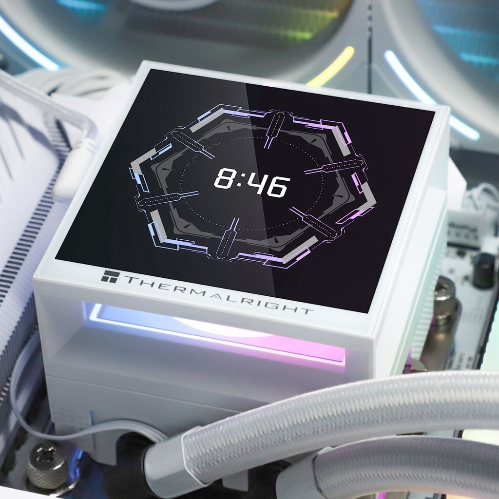 Tản nhiệt nước AIO Thermalright Hyper Vision LCD 360 ARGB - WHITE (LCD 3.95