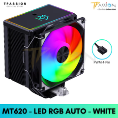 Tản nhiệt khí CPU SNOWMAN MT620 | BLACK / WHITE