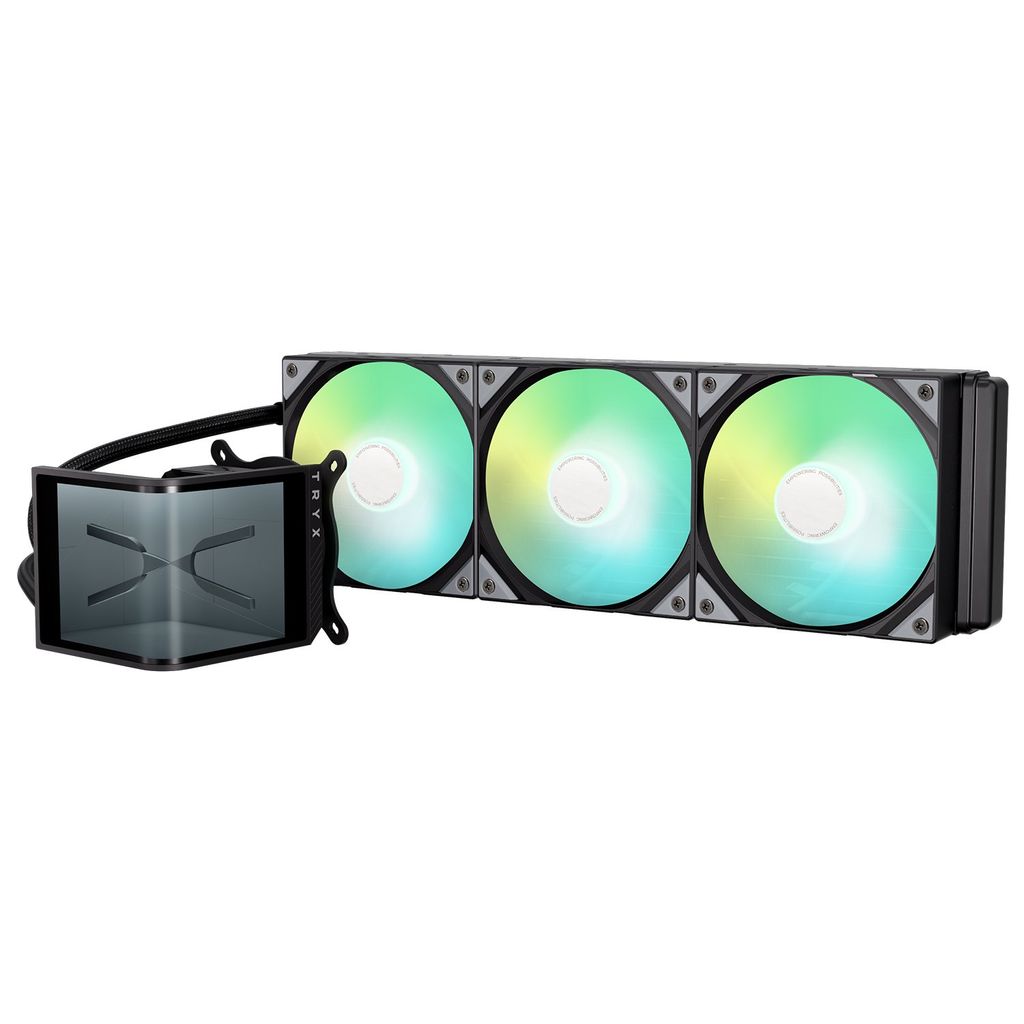 Tản nhiệt nước AIO CPU TRYX PANORAMA 360 SE ARGB - BLACK (Màn hình 3D 2K 6.5