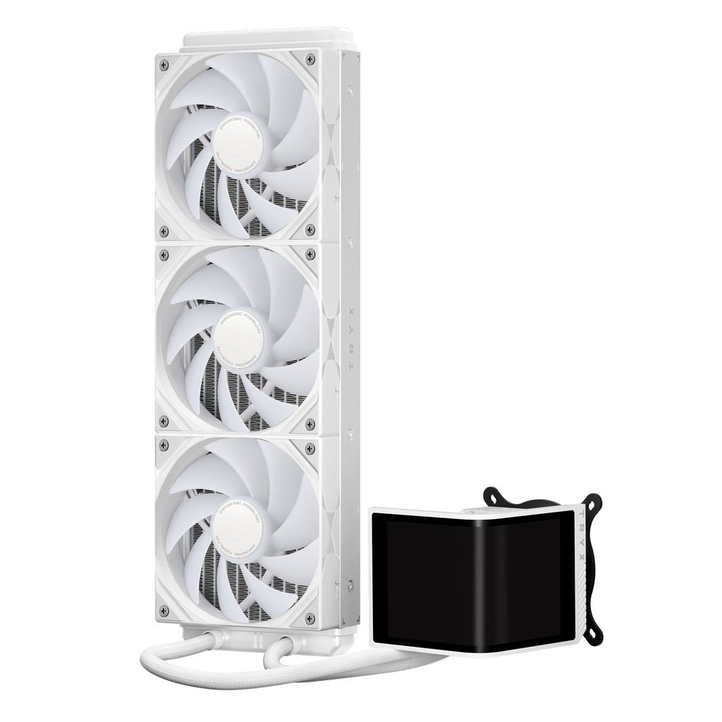 Tản nhiệt nước AIO CPU TRYX PANORAMA 360 SE ARGB - WHITE (Màn hình 3D 2K 6.5