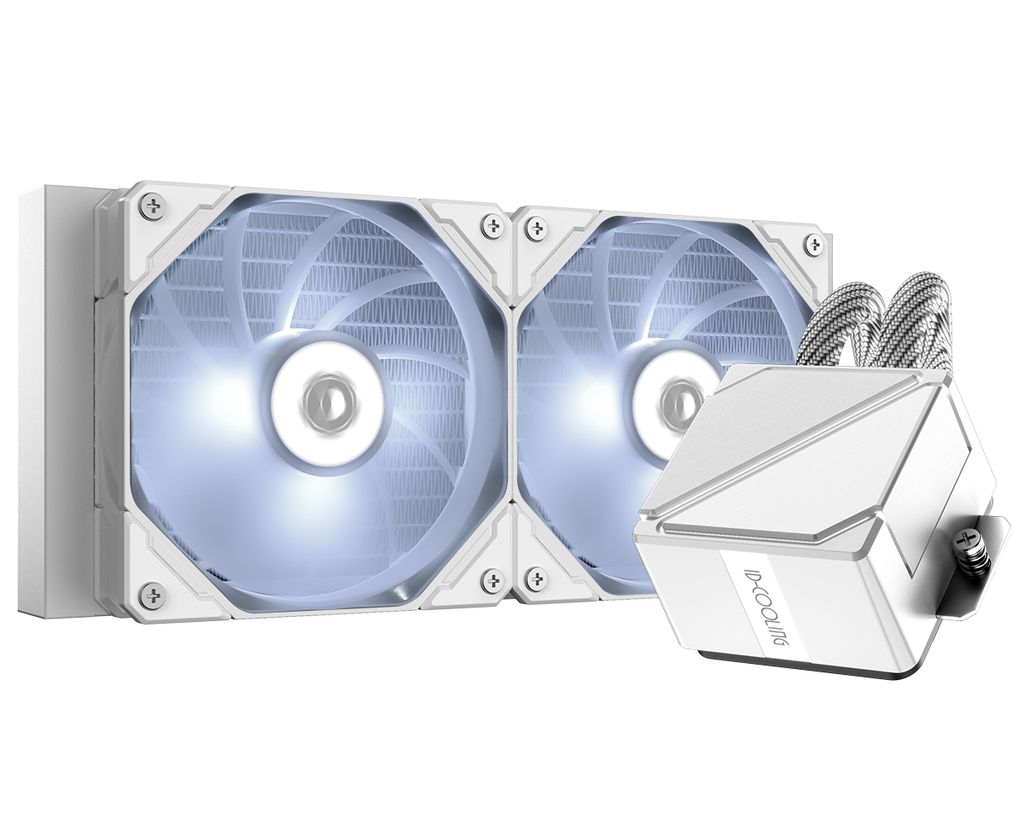 Tản nhiệt nước CPU AIO ID-COOLING DASHFLOW 240 BASIC | WHITE (Fan LED trắng)